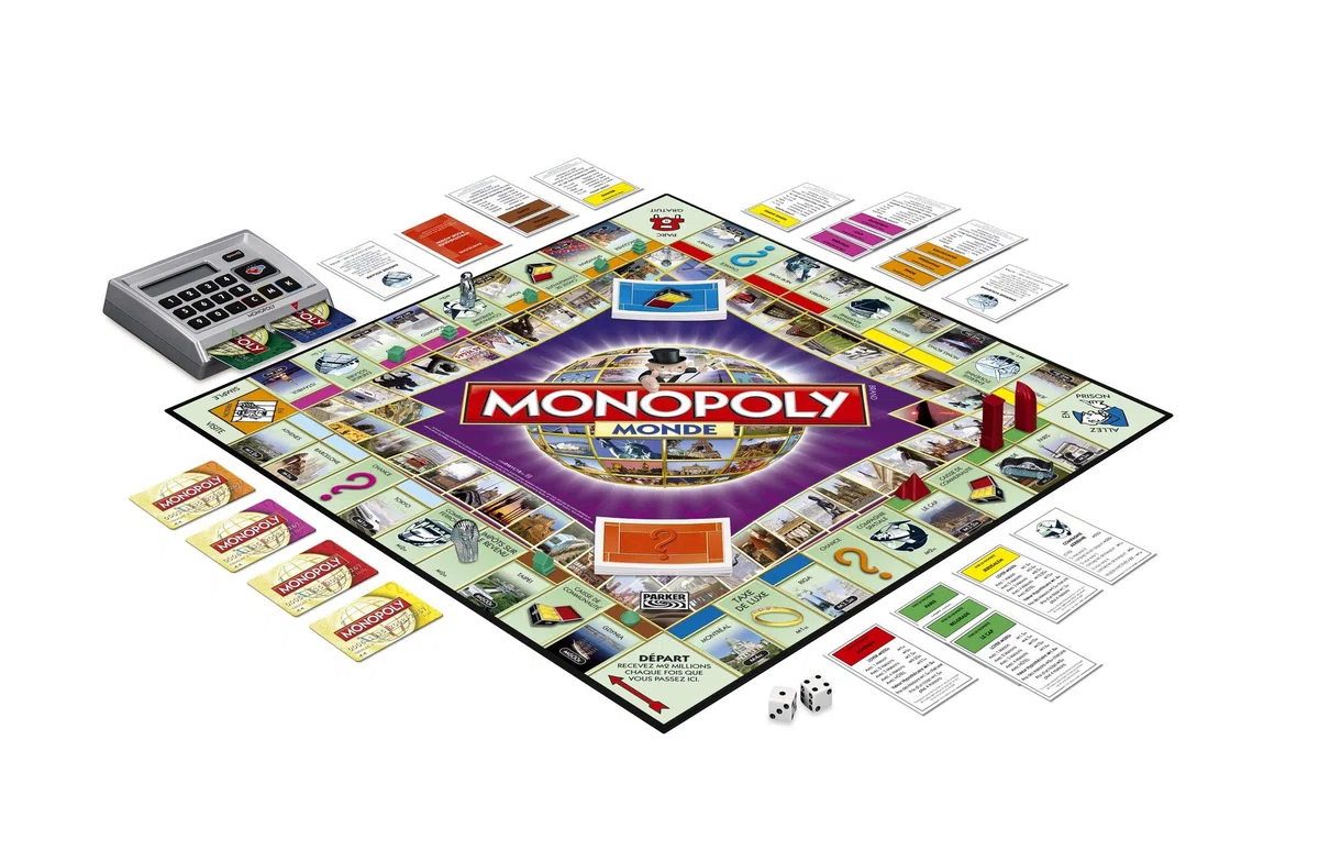 Hasbro - 16121010 - Jeu de Société Electronique - Monopoly Monde