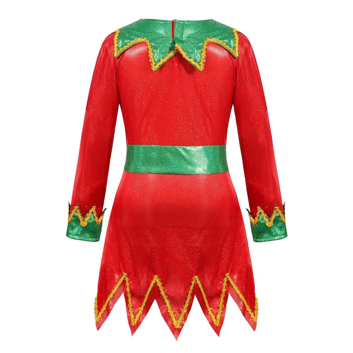 Générique Déguisement Enfant Fille Robe De Fée Verte Pour Noël Et Spectacle Tenue De Lutine Des Bois Déguisement Noël Pour Enfant Enchantée