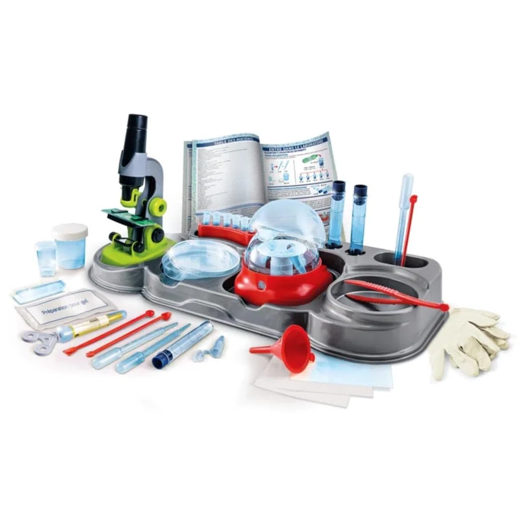 Clementoni - 52315 - Science et Jeu - Laboratoire - Super Labo de Science - avec Microscope, Centrifugeuse et 150 Expériences - Jeu pour Enfants à partir de 8 Ans et Plus