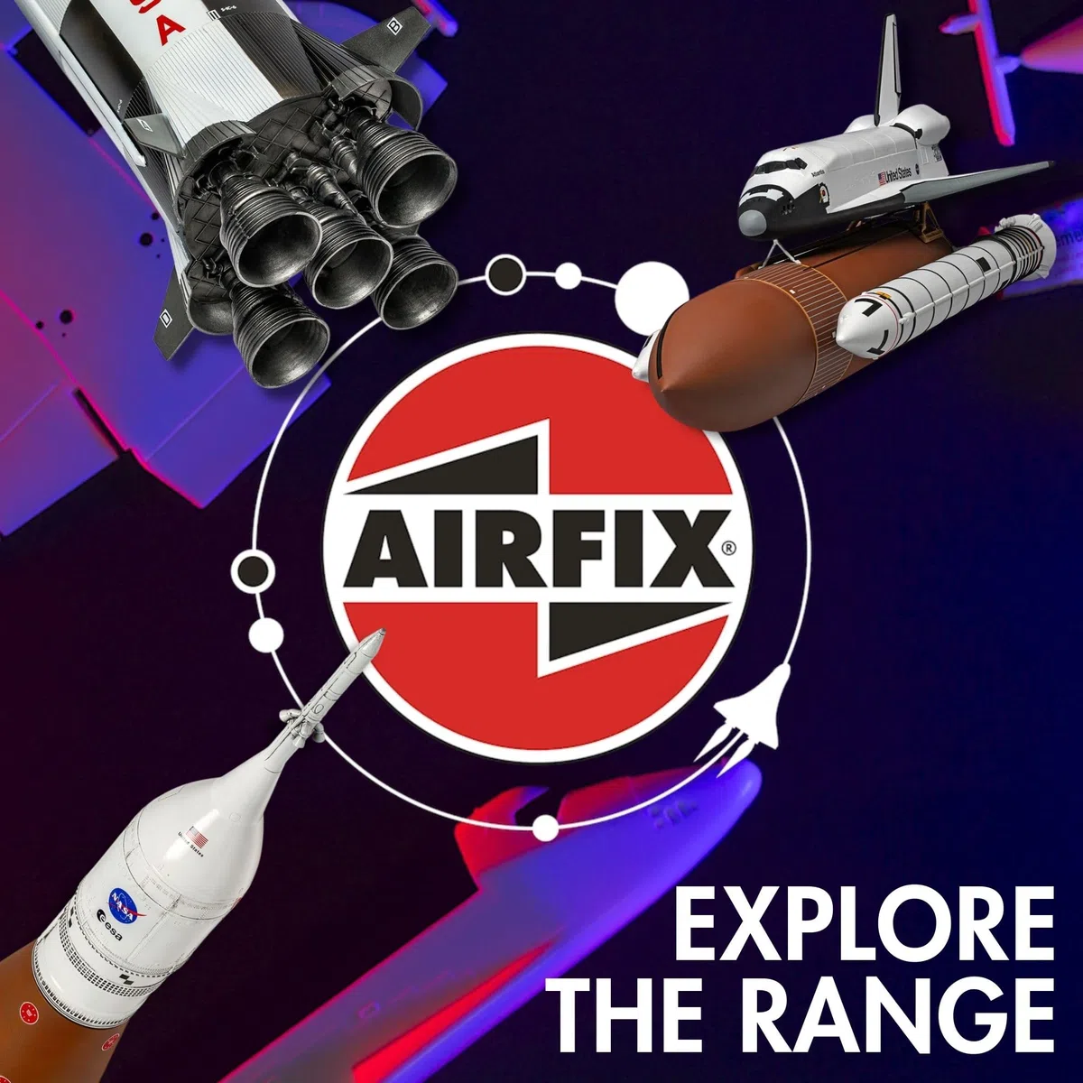 Airfix Coffret Cadeau A50202 SLS Artemis - Maquettes en Plastique, Kits de Construction de vaisseaux spatiaux pour Adultes et Enfants de 8 Ans et Plus