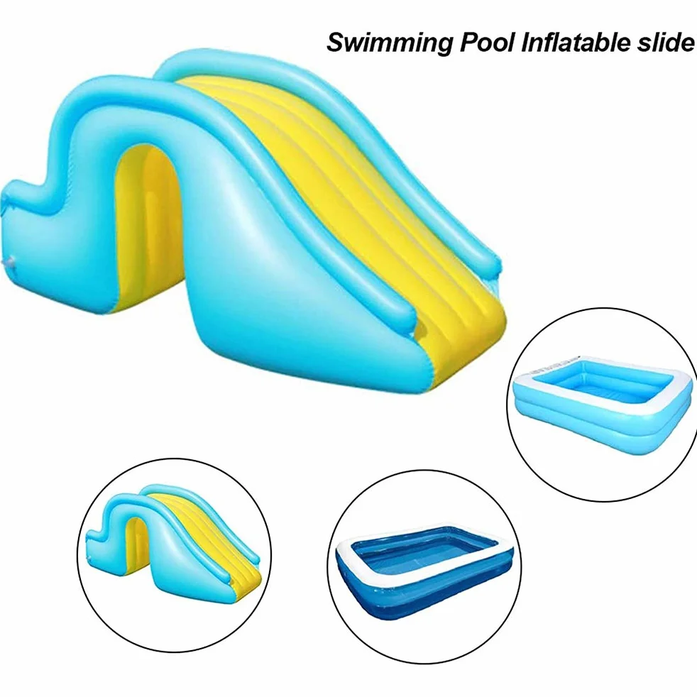 Toboggan aquatique gonflable Jouet pour enfants Piscine et extérieur