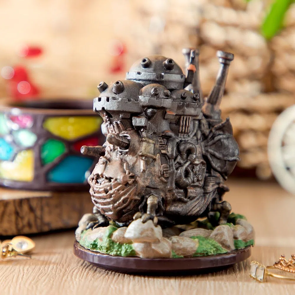 Studio Ghibli Semic Le Château ambulant Diorama/boîte de Rangement Howl's Castle