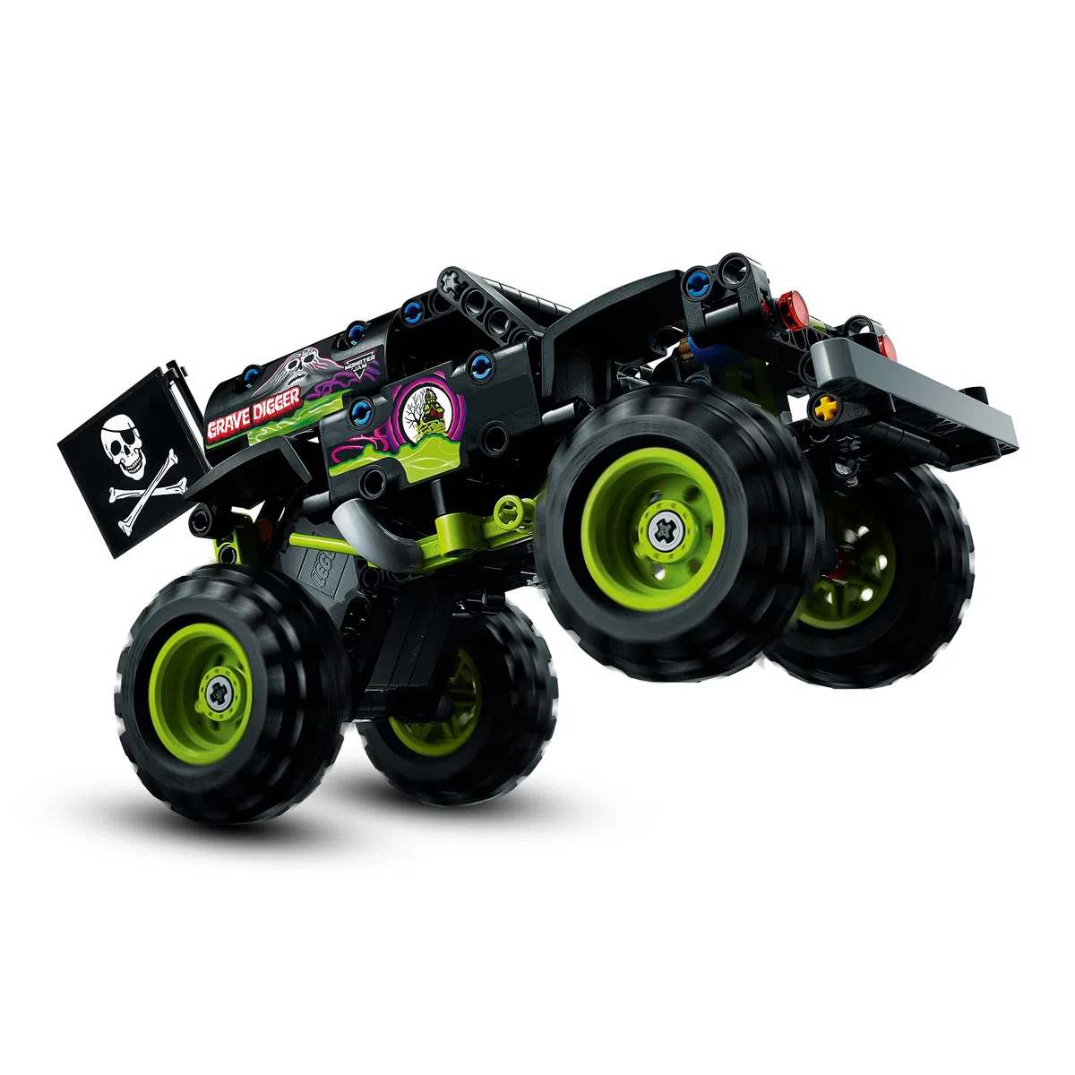 LEGO 42118 Technic Monster Jam Grave Digger, Voiture Télécommandée Tout-Terrain, Monster Truck Jouet, Buggy Radiocommandé, Cadeau Enfants Dès 7 Ans