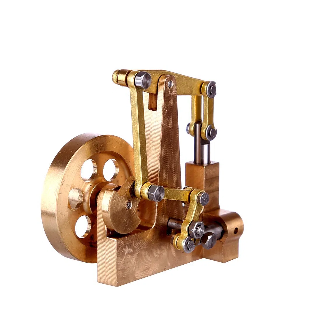 PizazzToy Machine à vapeur pour adultes - Équilibre - Type Mini - En cuivre pur - Modèle sans chaudière - Cadeau créatif - Modèle à vapeur - Kit mécanique