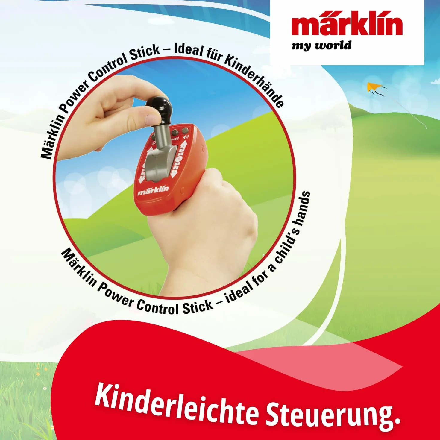 Märklin My World Ice 3 Kit de démarrage électrique à Grande Vitesse 63 cm avec télécommande à partir de 3 Ans