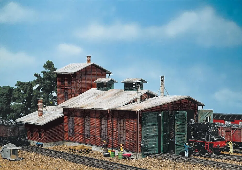 Faller - F120161 - Modélisme - Remise à Locomotives - 2 Places
