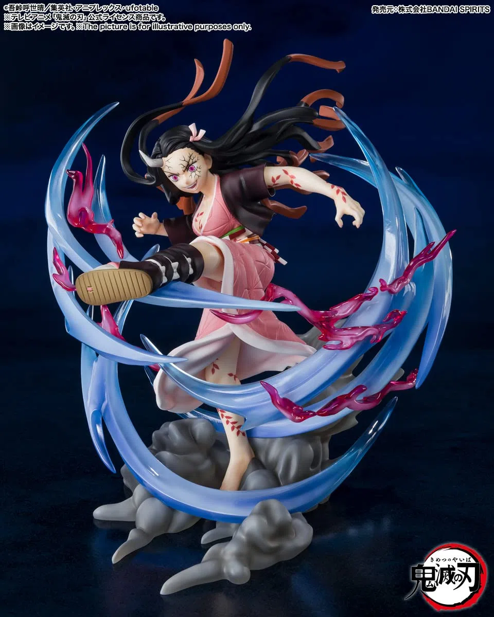 BANDAI Spirits Tamashi Nations - Demon Slayer : Kimetsu no Yaiba - Nezuko Kamado - Demon Form Advancing Ver FiguartsZERO Statue de Collection