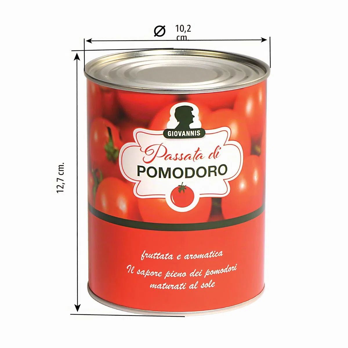 Leuchtturm 368594 Coffre-Fort en boîte de Conserve Pomodoro - Coffre-Fort camouflé pour Objets de Valeur, Argent Liquide, Bijoux, avec Fermeture à vis