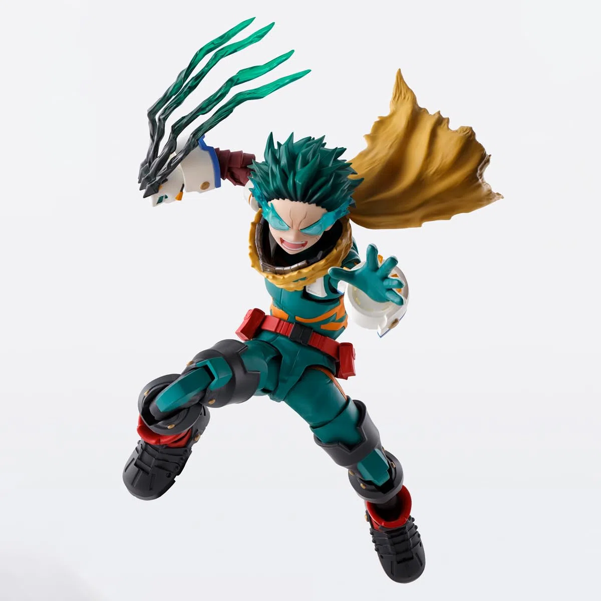 Zhongkaihua Midoriya Izuku Figurine d'action avec plaques de visage interchangeables, figurine MHA Izuku 15 cm en PVC, statue mobile articulée et collectionnable en PVC