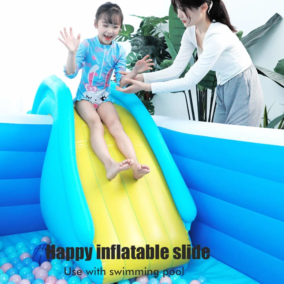 Toboggan aquatique gonflable Jouet pour enfants Piscine et extérieur