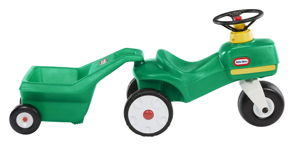 Little Tikes Tractor & Cart, Foot-to-Floor Ride-on, for Boys and Girls Ages 1-5 Years