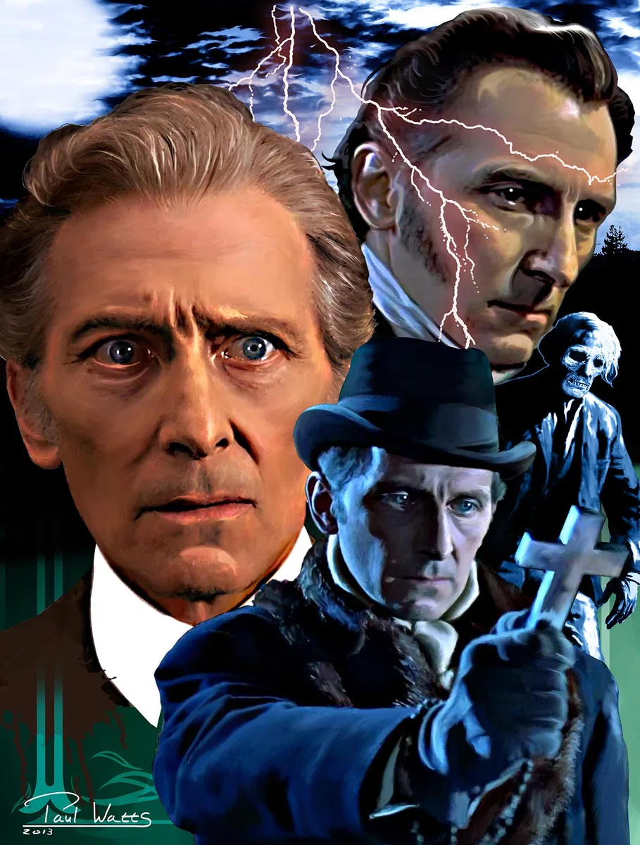 Peter Cushing King Of Horror Movie Puzzle – 1000 pièces Édition Collector – Classique Culte Horreur Films Hommage Taille 66 x 50 cm
