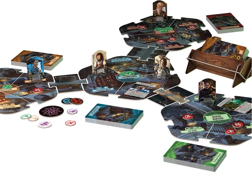 Asmodee - HORREUR A ARKHAM : Le Jeu de Cartes - Jeu de Société dès 14 ans