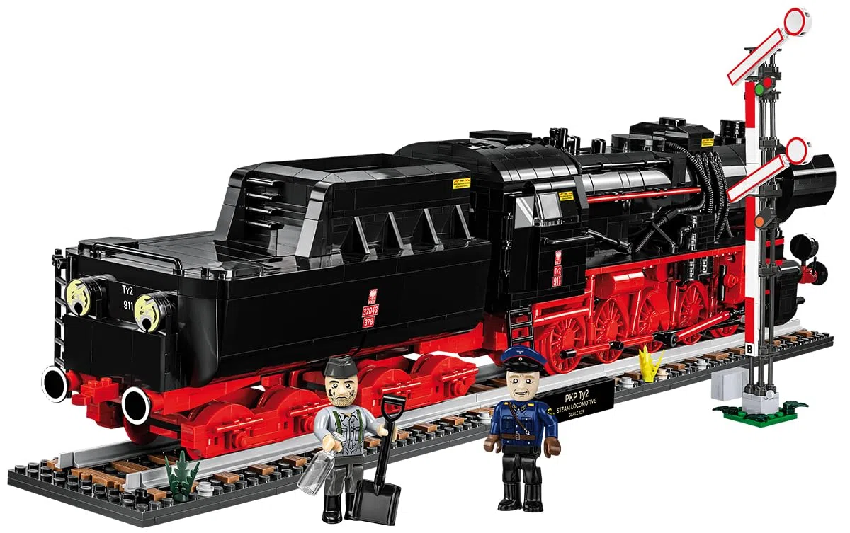 DR BR 52Steam Locomotive & Railway Semaphore Scale 1:35, Schwarz