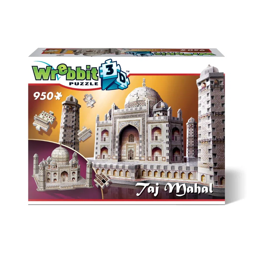 Wrebbit3D , Taj Mahal (950pc) , 3D Puzzle , Ages 8+