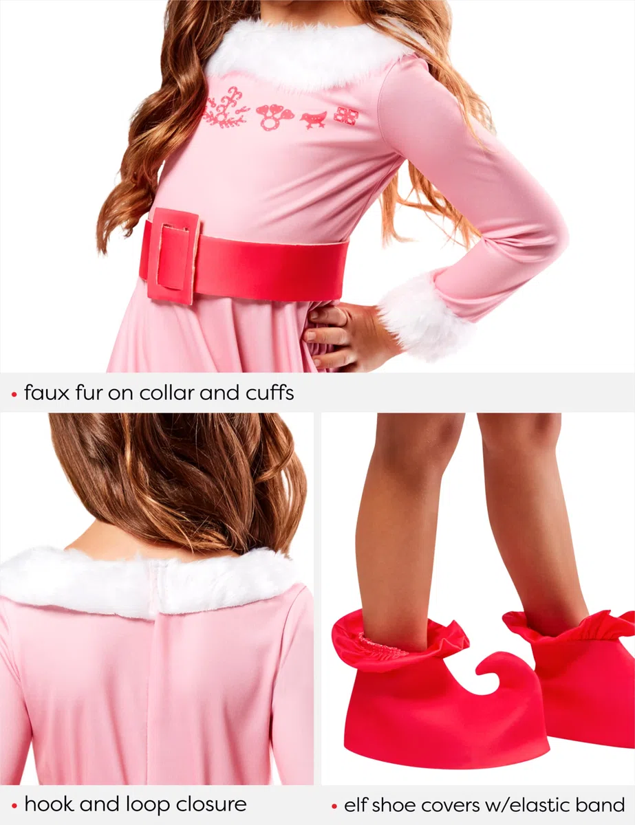 Rubie's Costume d'elfe du film Jovie pour fille - Robe et chapeau