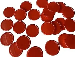 Lot de 1000 jetons de poker rouges 25 mm