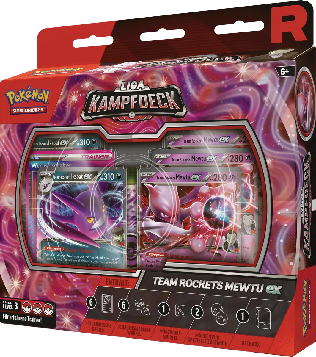 Pokémon (Jeu de Cartes à Collectionner), Deck de Combat de la Ligue PKM Rockets Mewtu