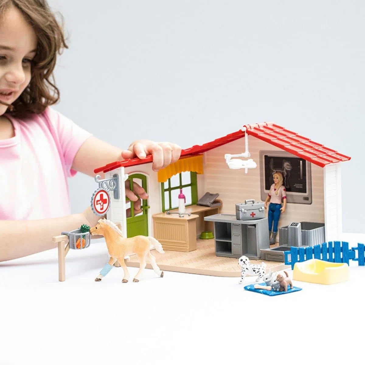 Schleich Cabinet vétérinaire avec Animaux