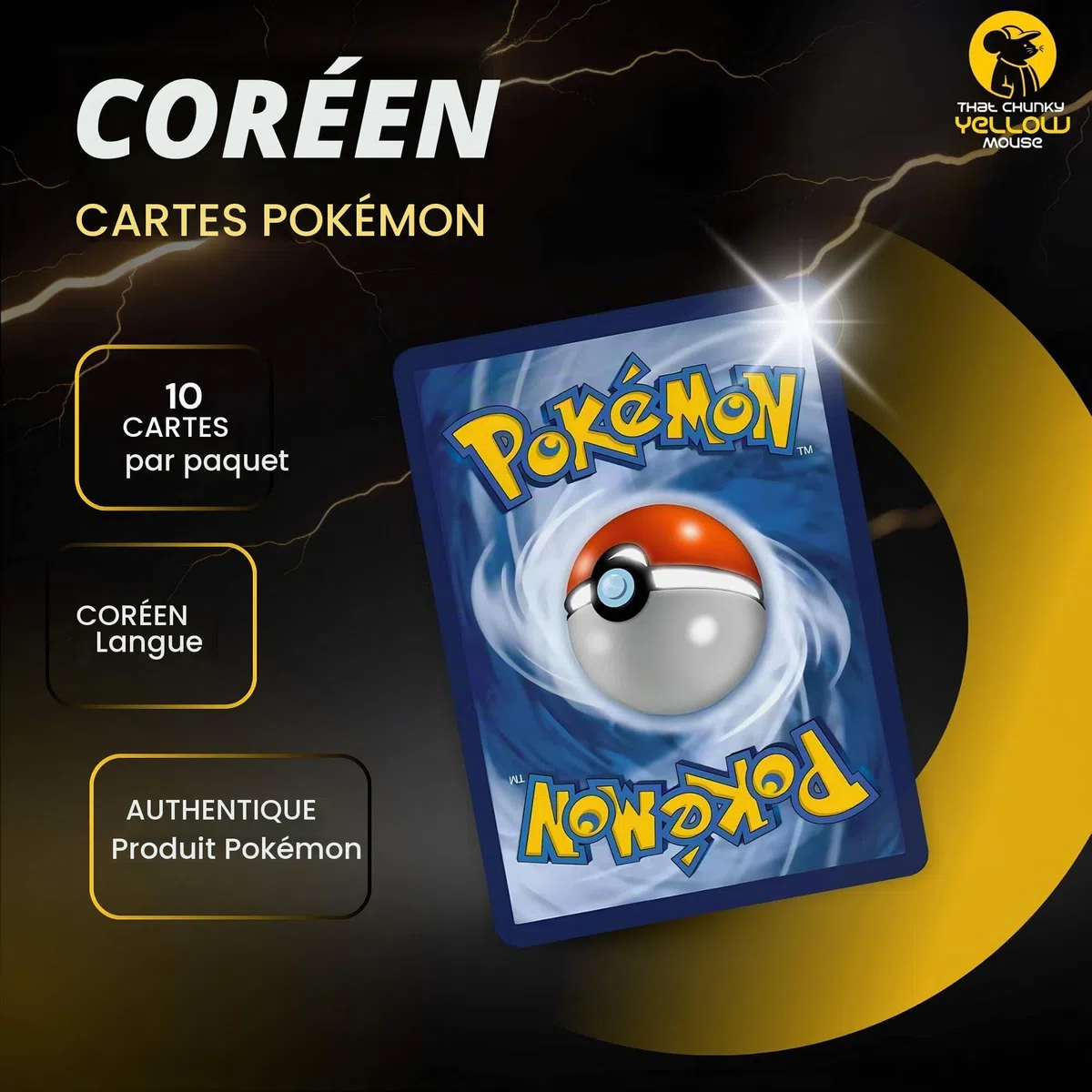 Boîte booster coréenne Mega Dream Korean Heroes | Pokemon Ascended Heroes | Mega Evolution Pokemon Korean Booster Box | 10 boosters | That Mouse Fashion