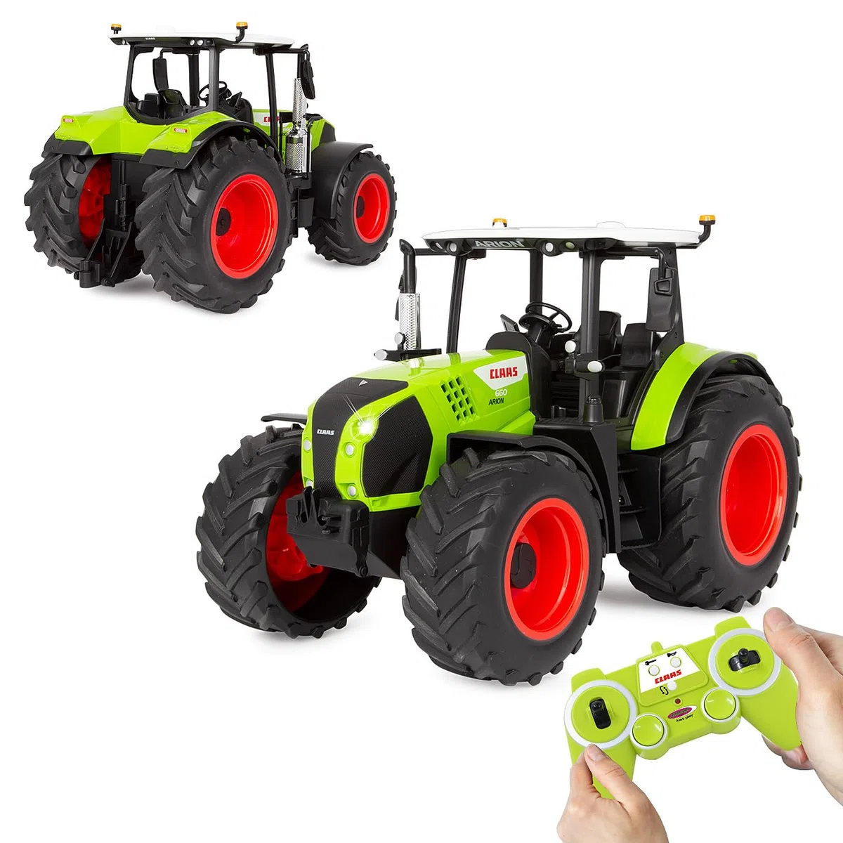 JAMARA 405350 Claas Arion 660 1:16 2,4 GHz – Jouet Tracteur télécommandé, Tracteur RC pour Enfants, Cadeau pour Enfants, Design détaillé, Son Moteur, Mode démonstration