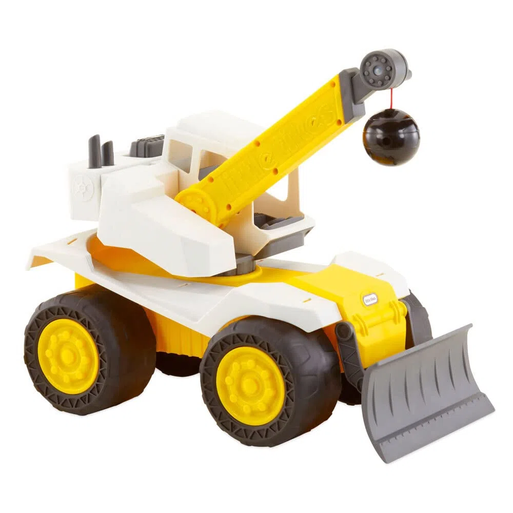 little tikes Dirt Diggers Tractopelle & Boulet de démolition – Intérieur/extérieur, Jouet de Construction – Facile à contrôler, divertissant, Encourage Les Jeux imaginatifs & Actifs – 2 Ans et +