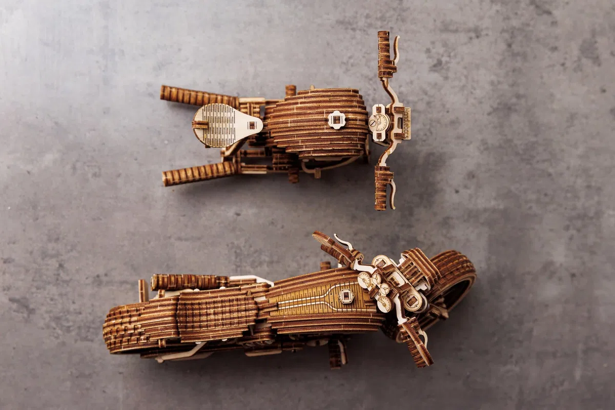 Wood Trick Iron Pony Puzzle en bois 3D personnalisable pour adultes - Système d'assemblage modulaire - Modèles de bricolage d'ingénierie pour adultes à construire