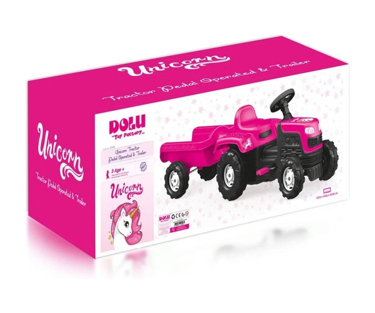 Dolu 2508 Tracteur à pédales Licorne 148 cm