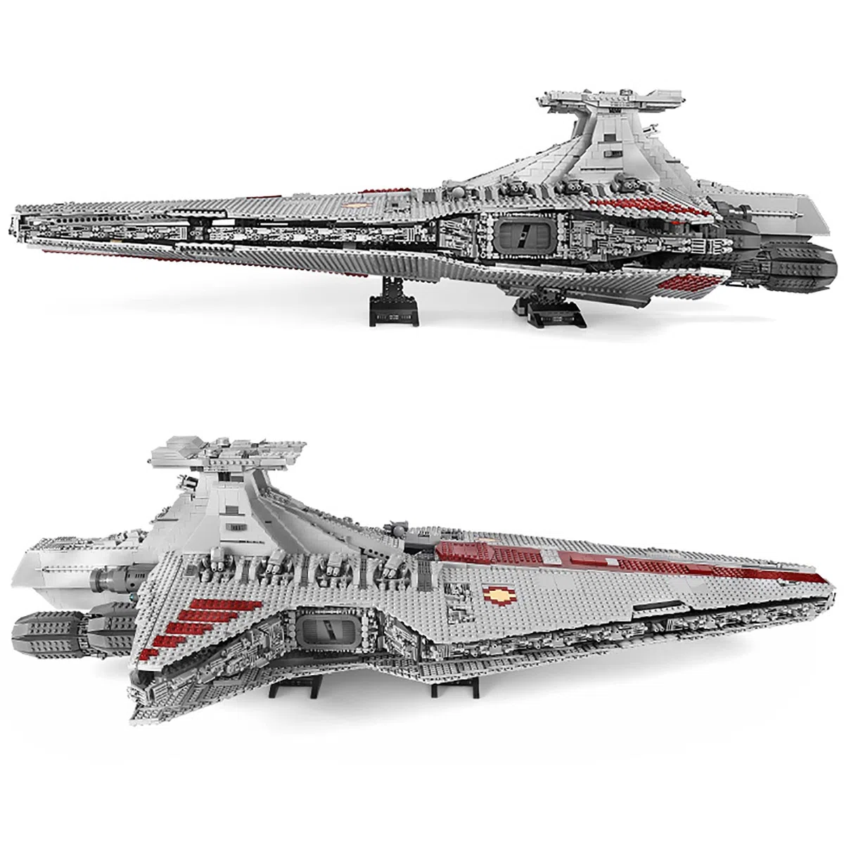 QLJBFU Modèle Super Star Destroyer, Jouet de Construction de croiseur d'attaque de la Classe Venator, 6685+ pièces à Collectionner, modèle de Jouet à Construire pour Cadeaux, Construire et Jouer Un