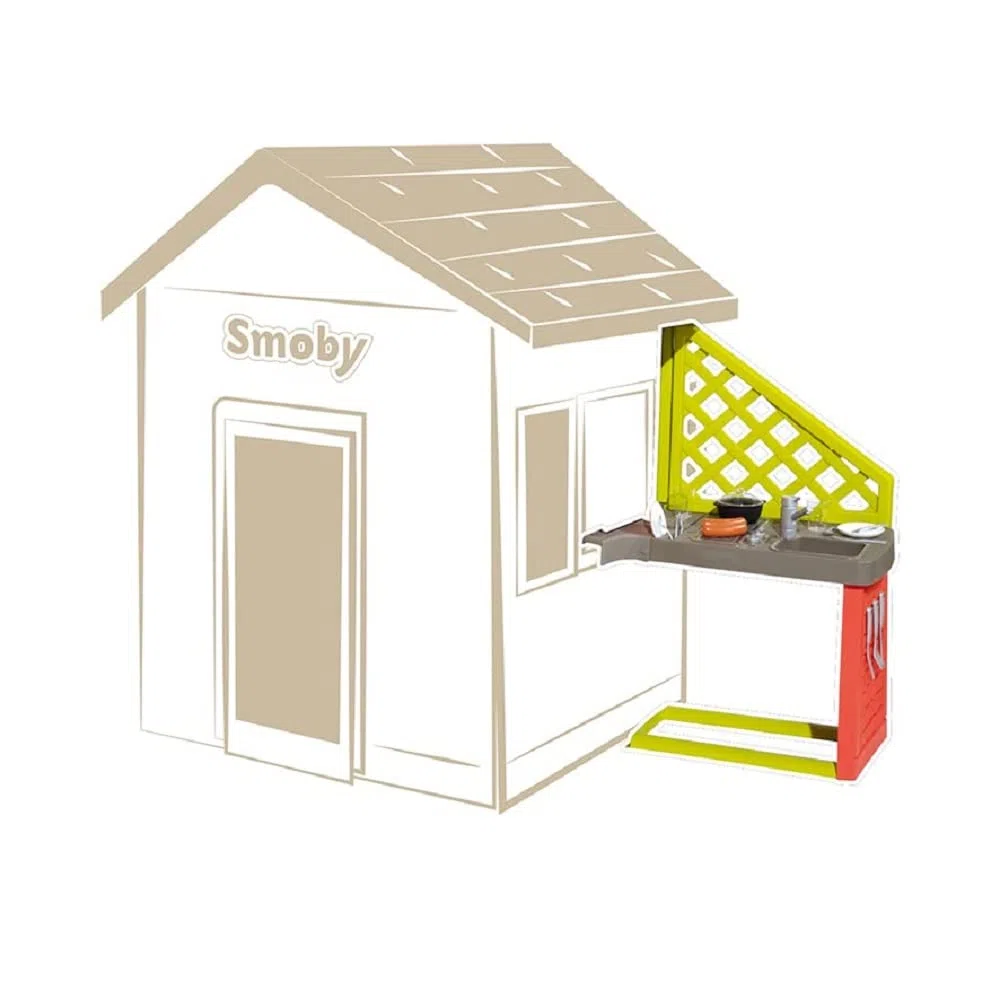 Smoby - Cuisine d'Eté - Accessoire de Maison Smoby - 17 Accessoires - 810901WEB