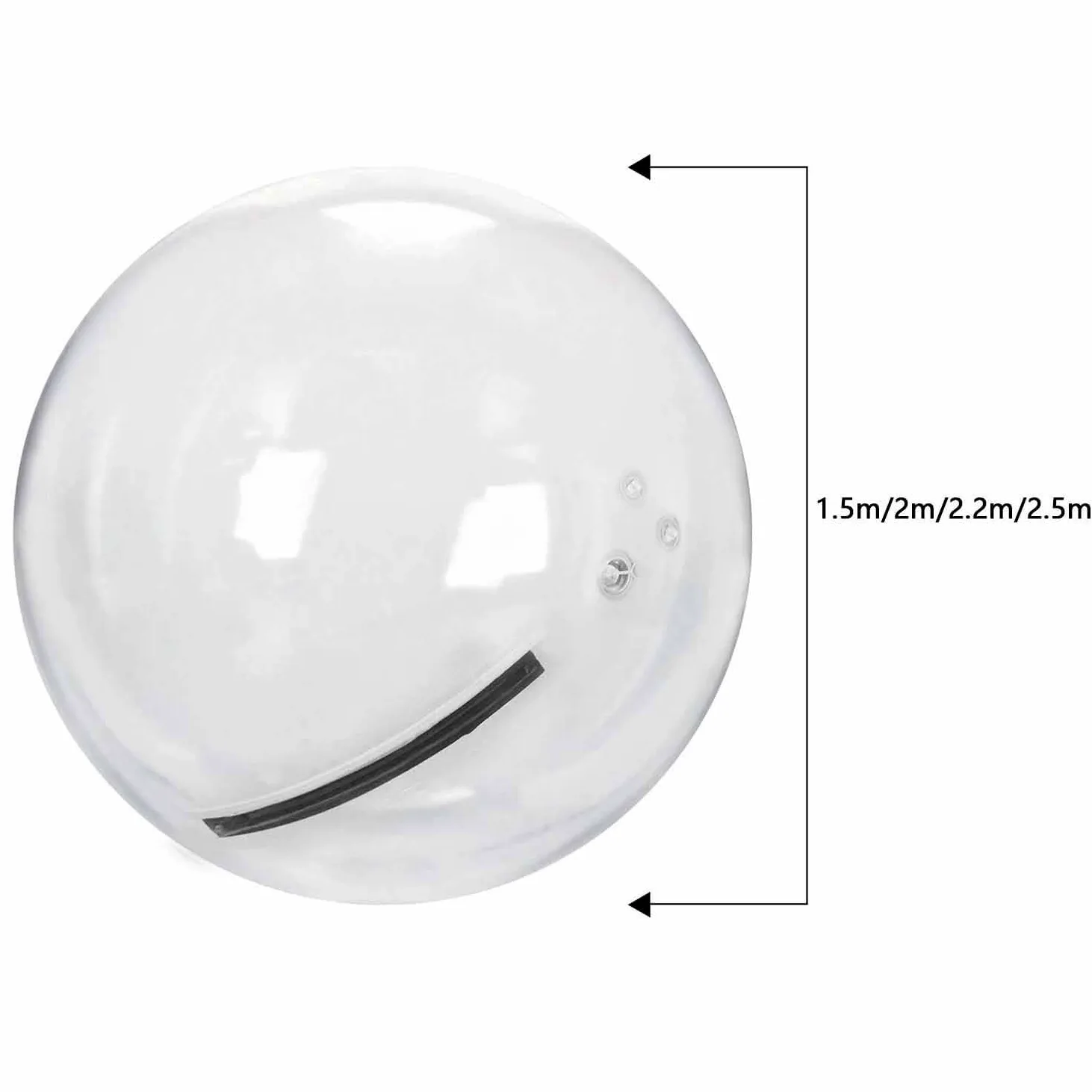 Ballon de marche gonflable avec pompe à air électrique, boule transparente Zorb pour s'amuser en toute sécurité dans la piscine ou le lac