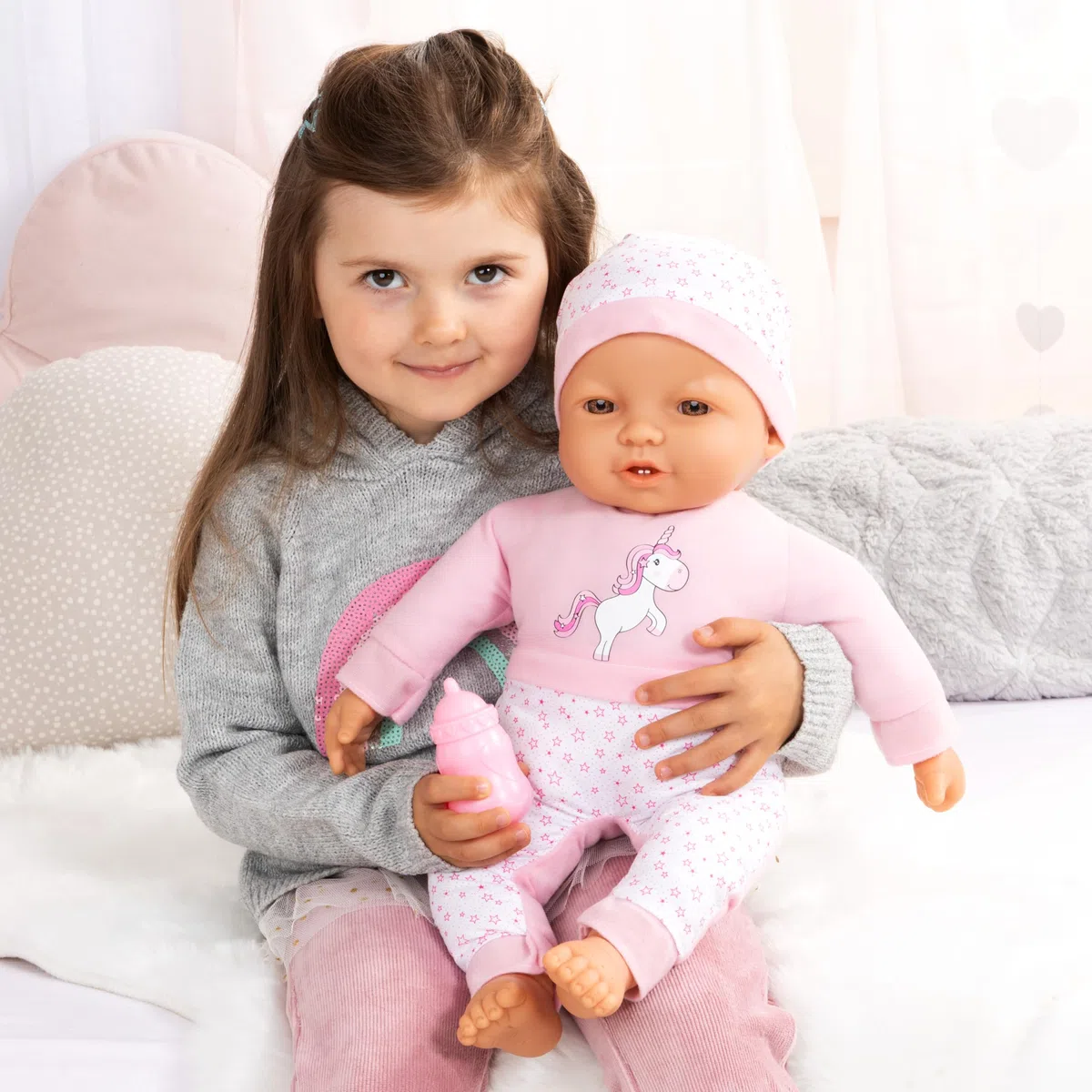 Bayer Design Poupée bébé, Grande Poupon 50 cm