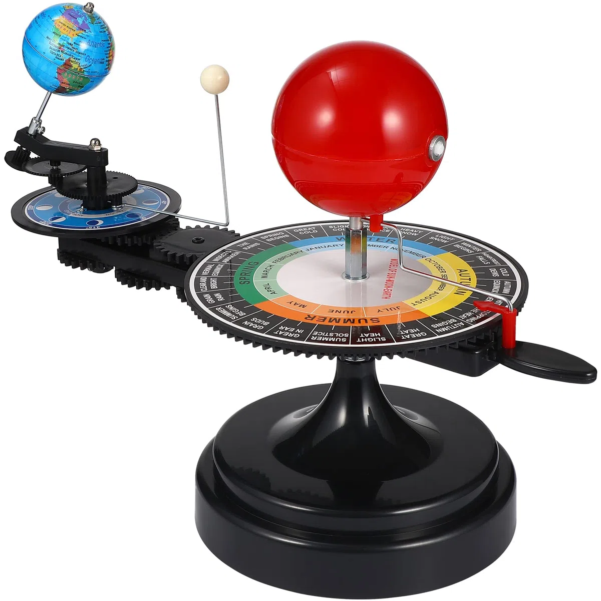 ULTECHNOVO Kit de modèle de système Solaire planétarium - Modèle Soleil, Terre, Lune, orbitale - Outil pédagogique - Kit d'expériences scientifiques pour Enfants et Tout-Petits - 1 pièce