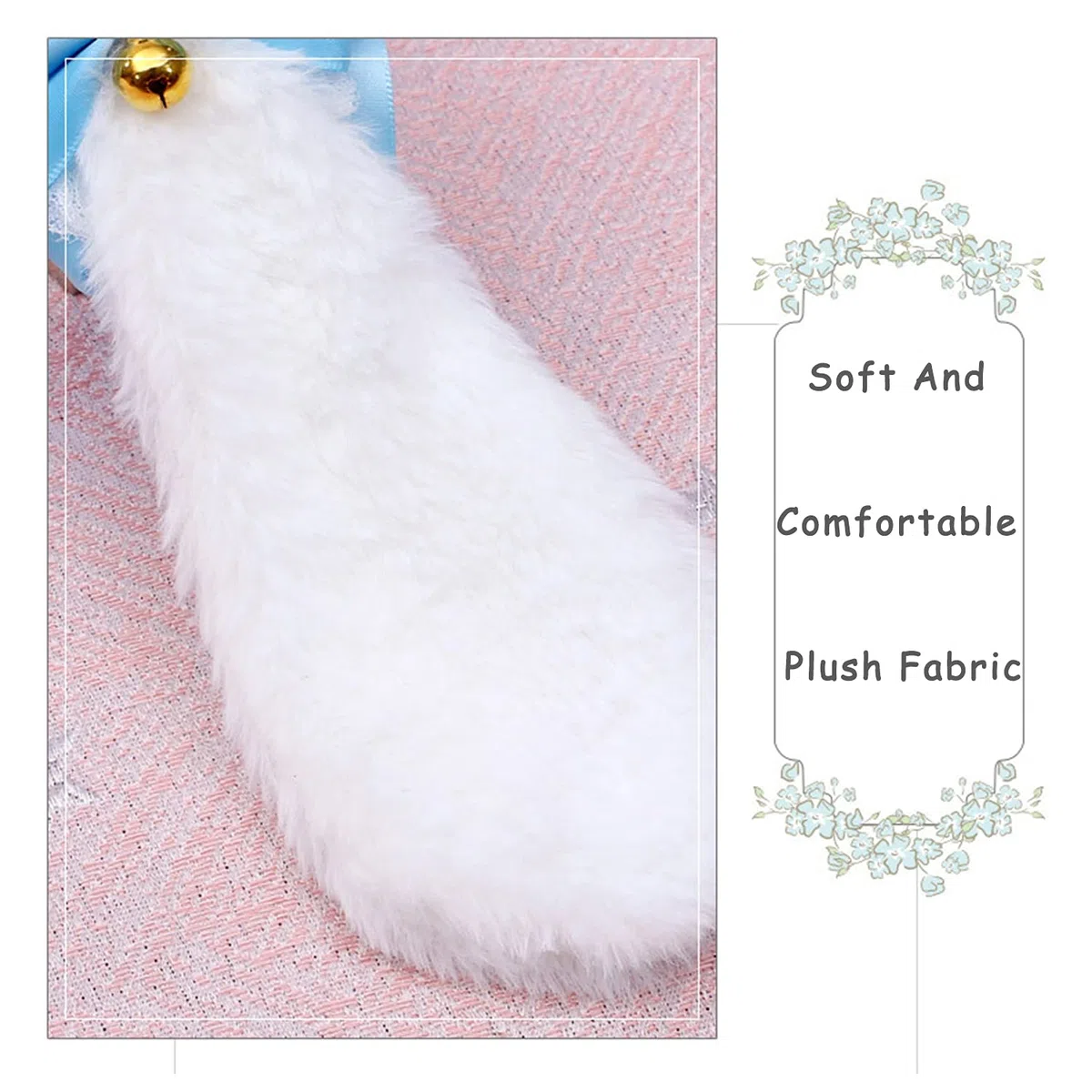 Faylay Serre-tête en peluche avec oreilles de lapin pour femme