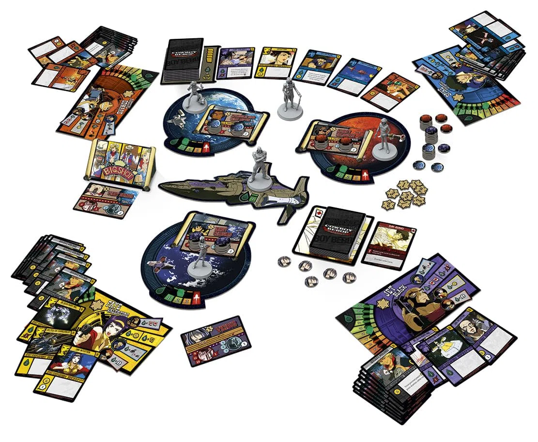 Don't Panic Games | Cowboy Bebop : Space Serenade | Jeu de société | À partir de 14 Ans | 2-4 Joueurs | 60 Minutes
