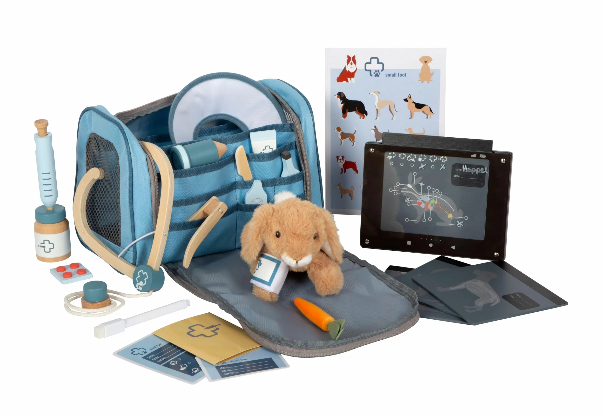 Small Foot Trousse de vétérinaire avec Lapin, avec Accessoires, Enfants à partir de 3 Ans, 12737