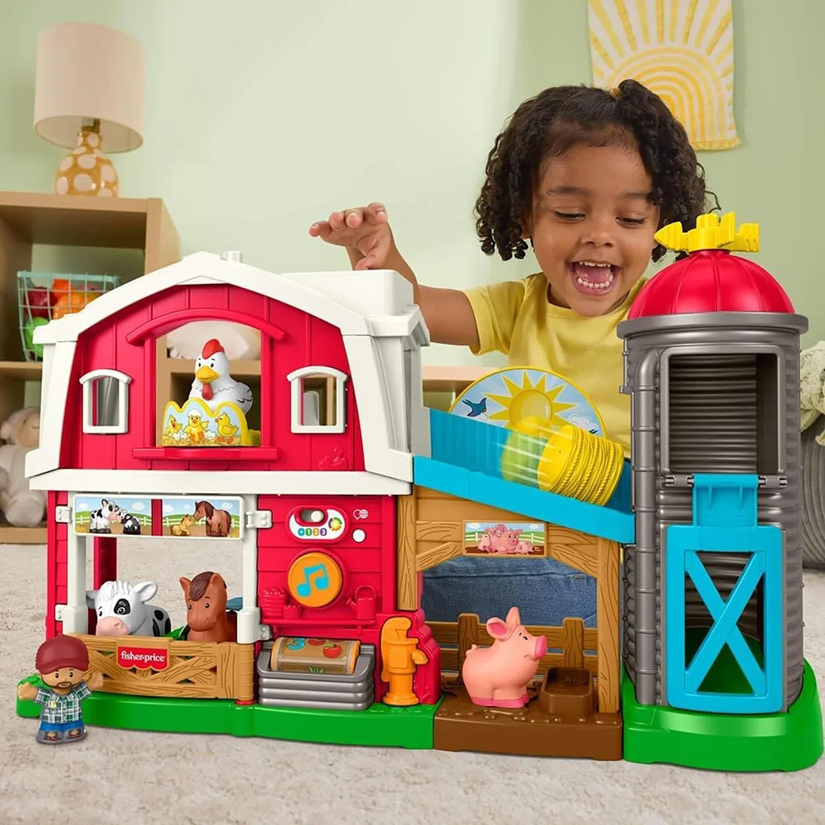 Fisher-Price Little People - JGX09 - Jeu Musical et éducatif pour Enfants à partir de 1 an - Version multilingue