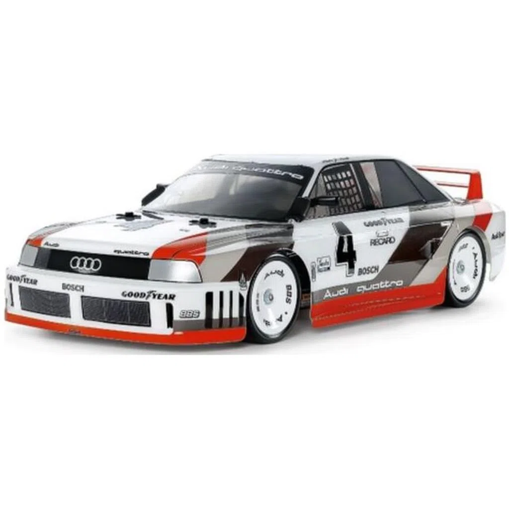 TAMIYA 58744 1:10 RC Audi 90 Quattro Racing TT-02 – Voiture télécommandée, véhicule, modélisme, Assemblage, Loisirs, kit RC