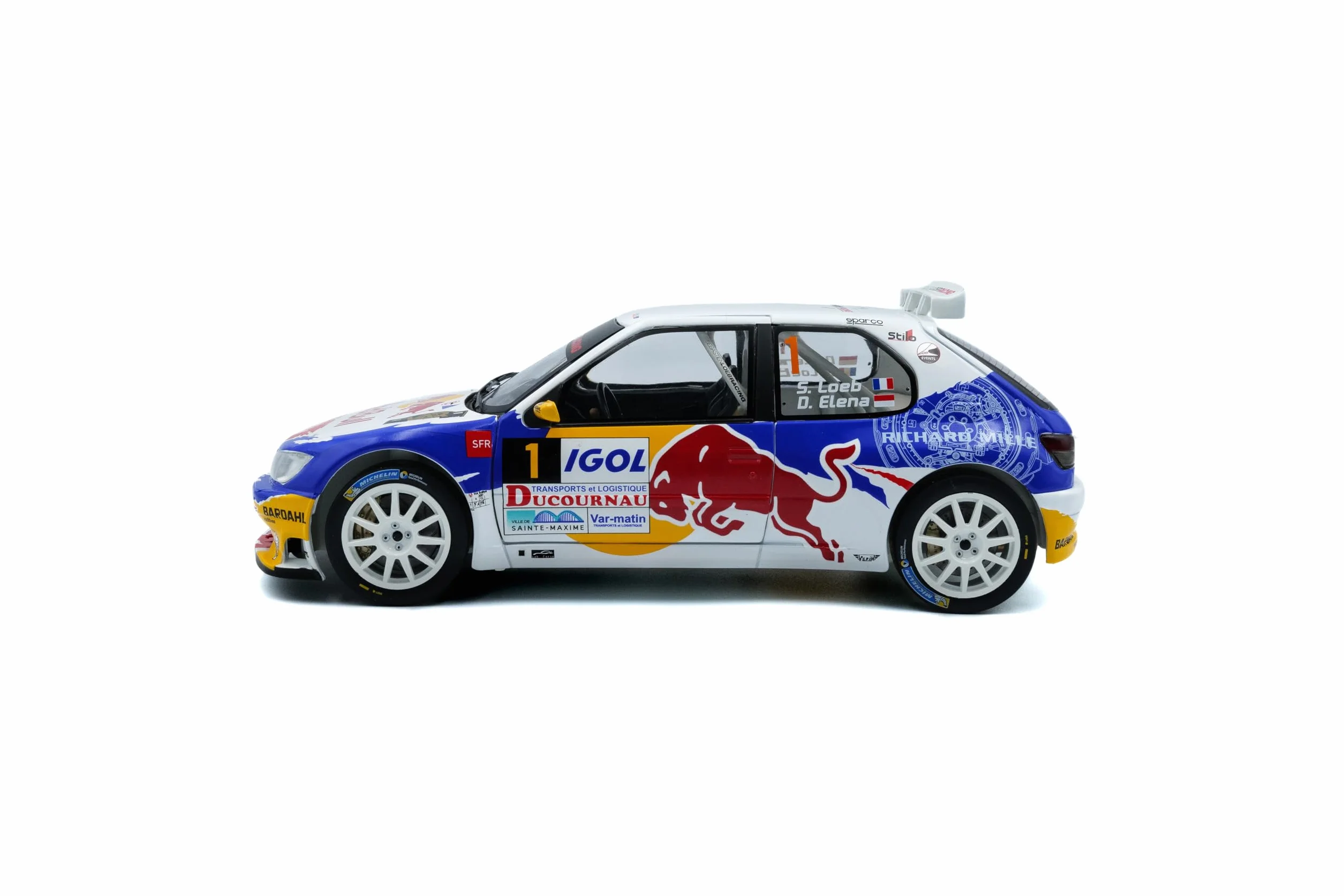 1:18 Peugeot 306 Maxi White #1 Rally du VAR 2017