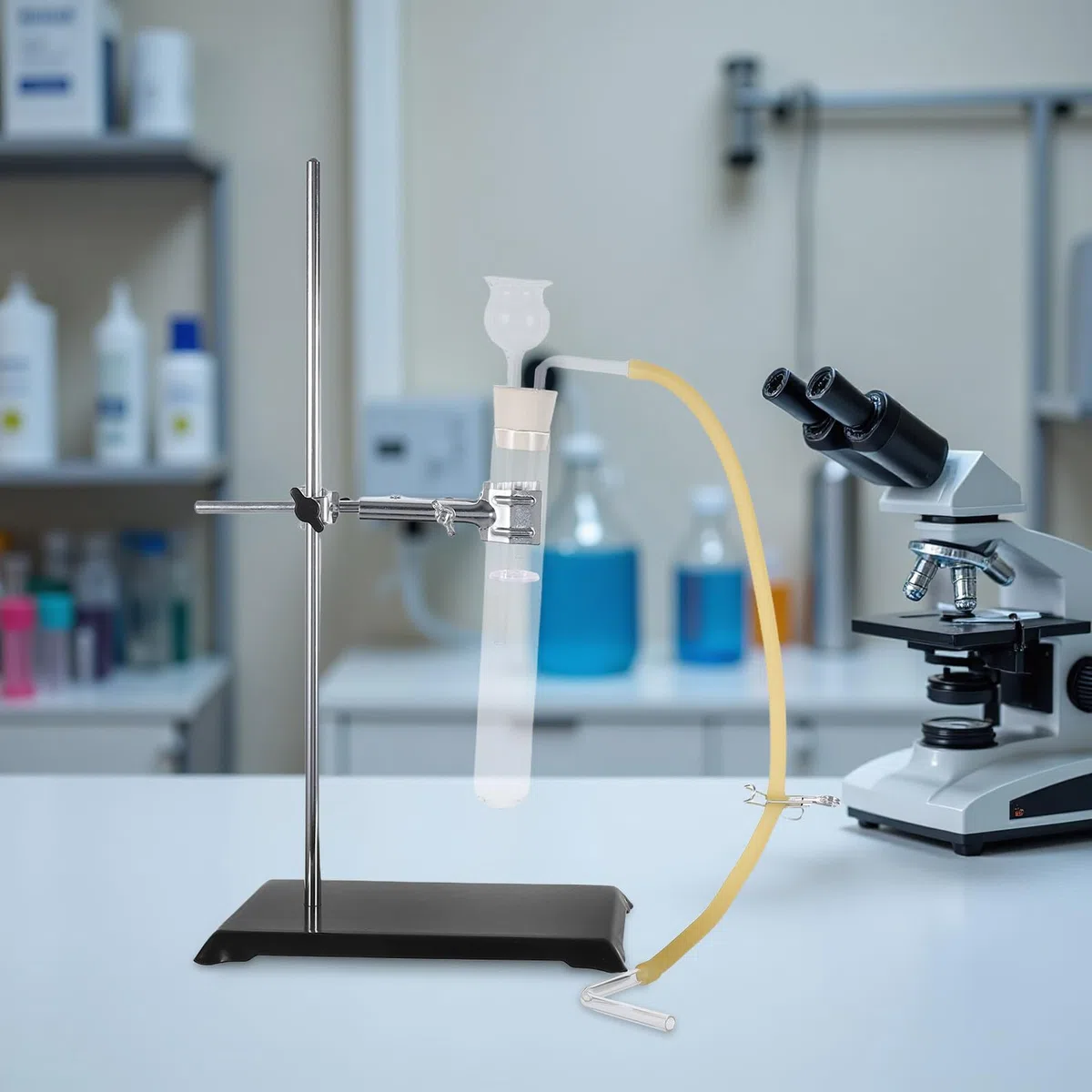ULTECHNOVO Kit de Laboratoire Appareil de Production d'Hydrogène et Dioxyde de Carbone Portable Compact en Matériaux Stables pour Enseignement Scientifique et Démonstrations Pédagogiques