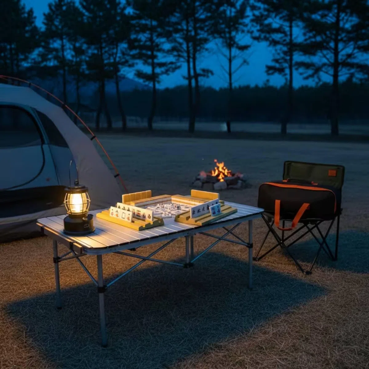 predolo S Déplacement Portable Jeu Étui Transport Compact pr Voyageurs, Camping, Orange