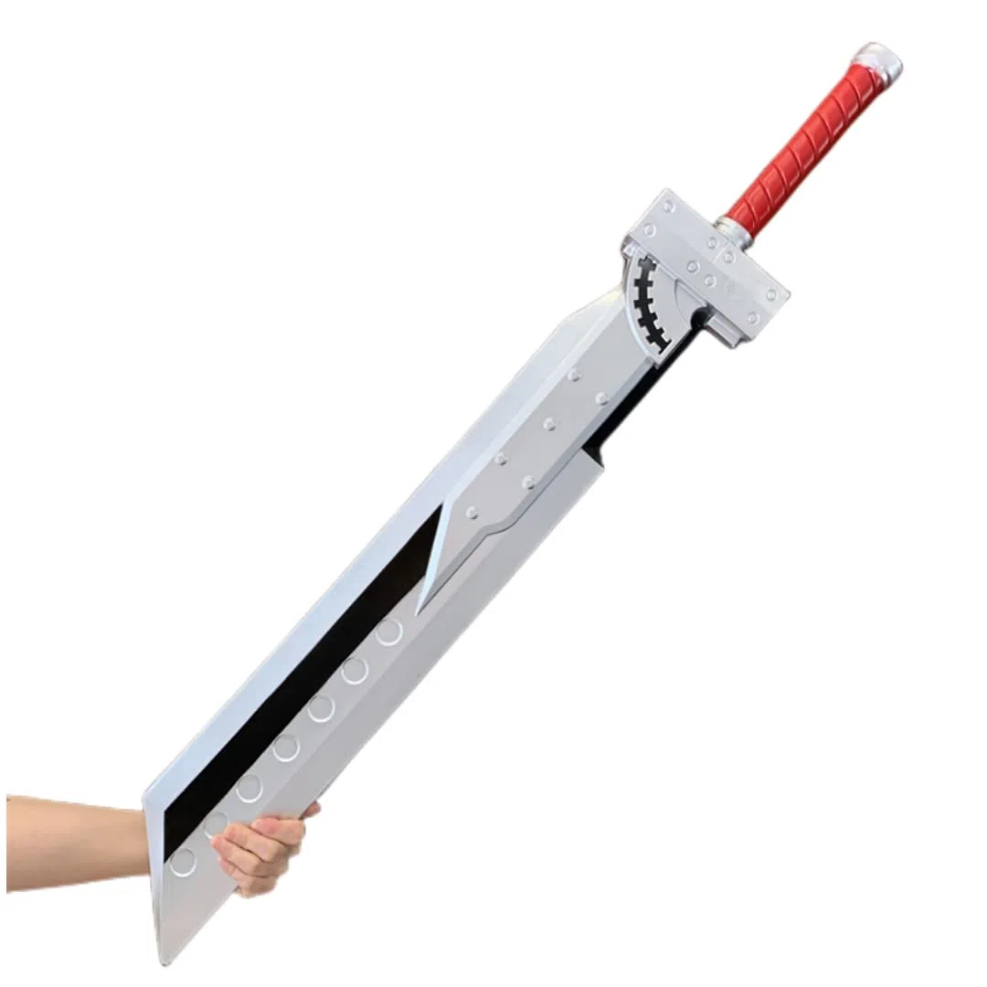 damdos Halloween Cosplay Accessoire Fantasy en Mousse PU, 104 cm Final Fantasy Épée de Cloud Strife Grande Fusion Épée Anniversaire Cadeaux