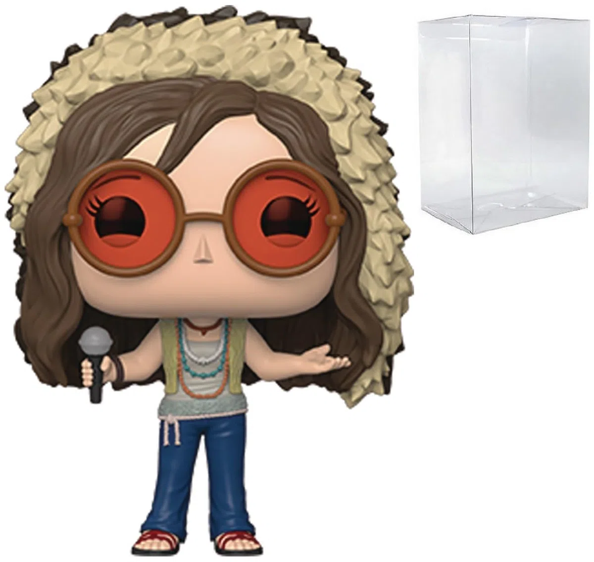 POP Rocks: Janis Joplin Funko Figurine en vinyle (livrée avec étui de protection compatible), multicolore, 9,5 cm