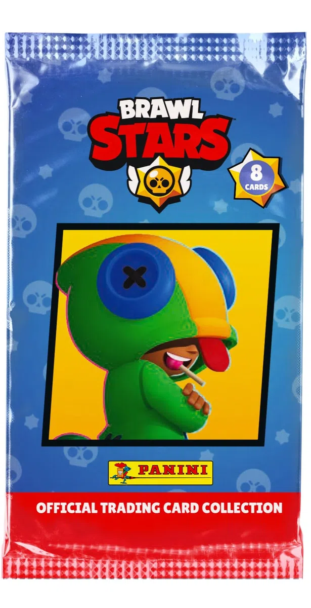 Panini Brawl Stars Trading Cards Boite métal 8 Pochettes + 3 Cartes édition limitée