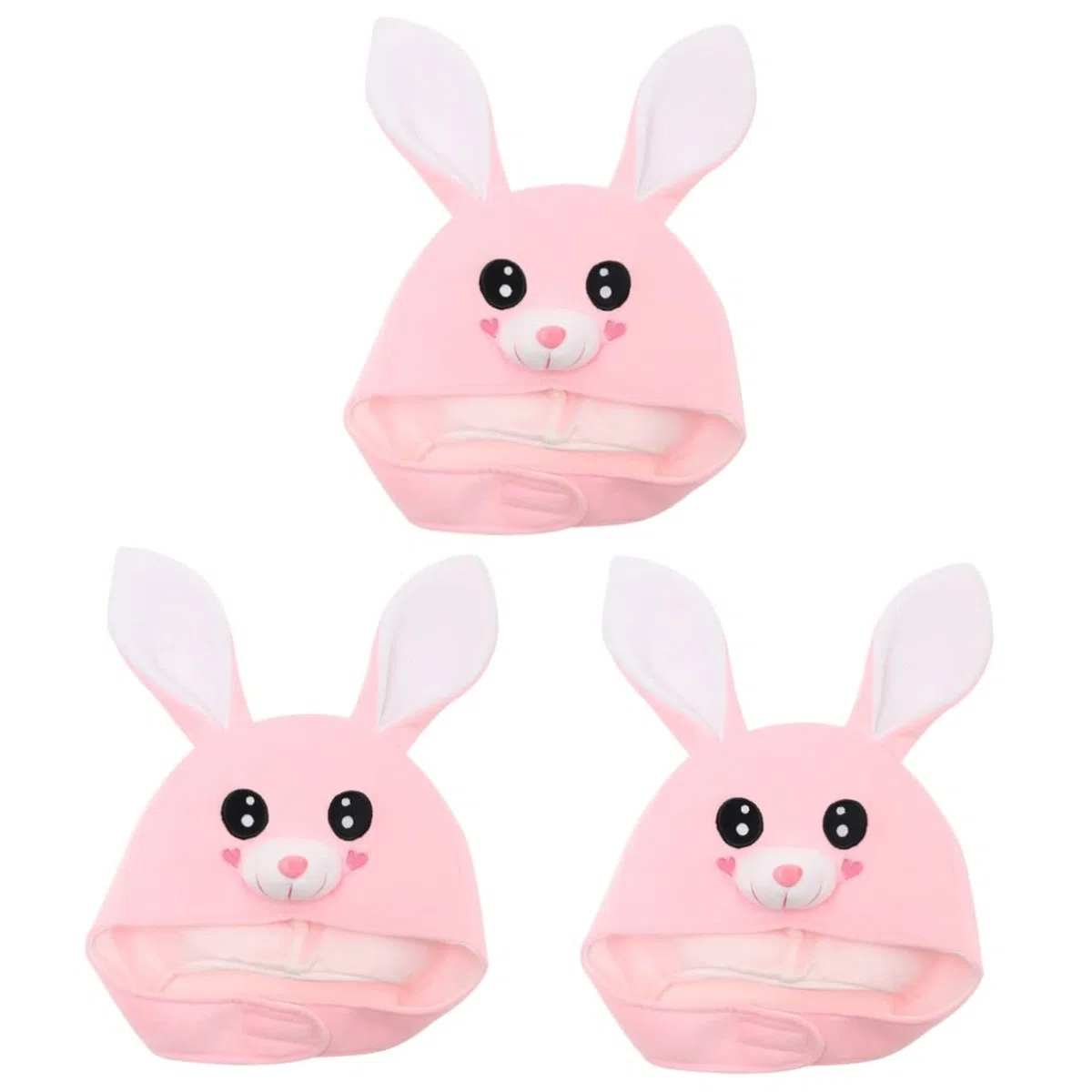 TOYANDONA 3 Pièces Couvre-chef De Lapin Oreilles Bonnet Oreille De Lapin Accessoires De Cosplay De Pâques Couvre-chef De Pâques Peluche Manquer Oreilles De Lapin Fille Déguisée En Lapin