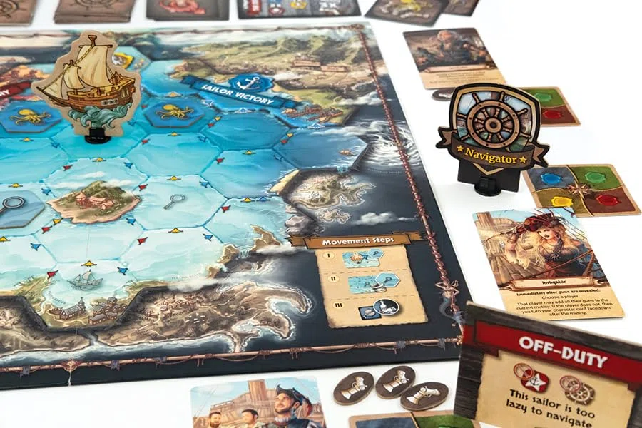 Outset Media Feed The Kraken - Jeu de déduction préféré des Marins - pour 5 à 11 Joueurs âgés de 12 Ans et Plus