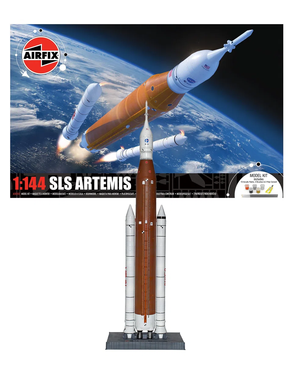 Airfix Coffret Cadeau A50202 SLS Artemis - Maquettes en Plastique, Kits de Construction de vaisseaux spatiaux pour Adultes et Enfants de 8 Ans et Plus