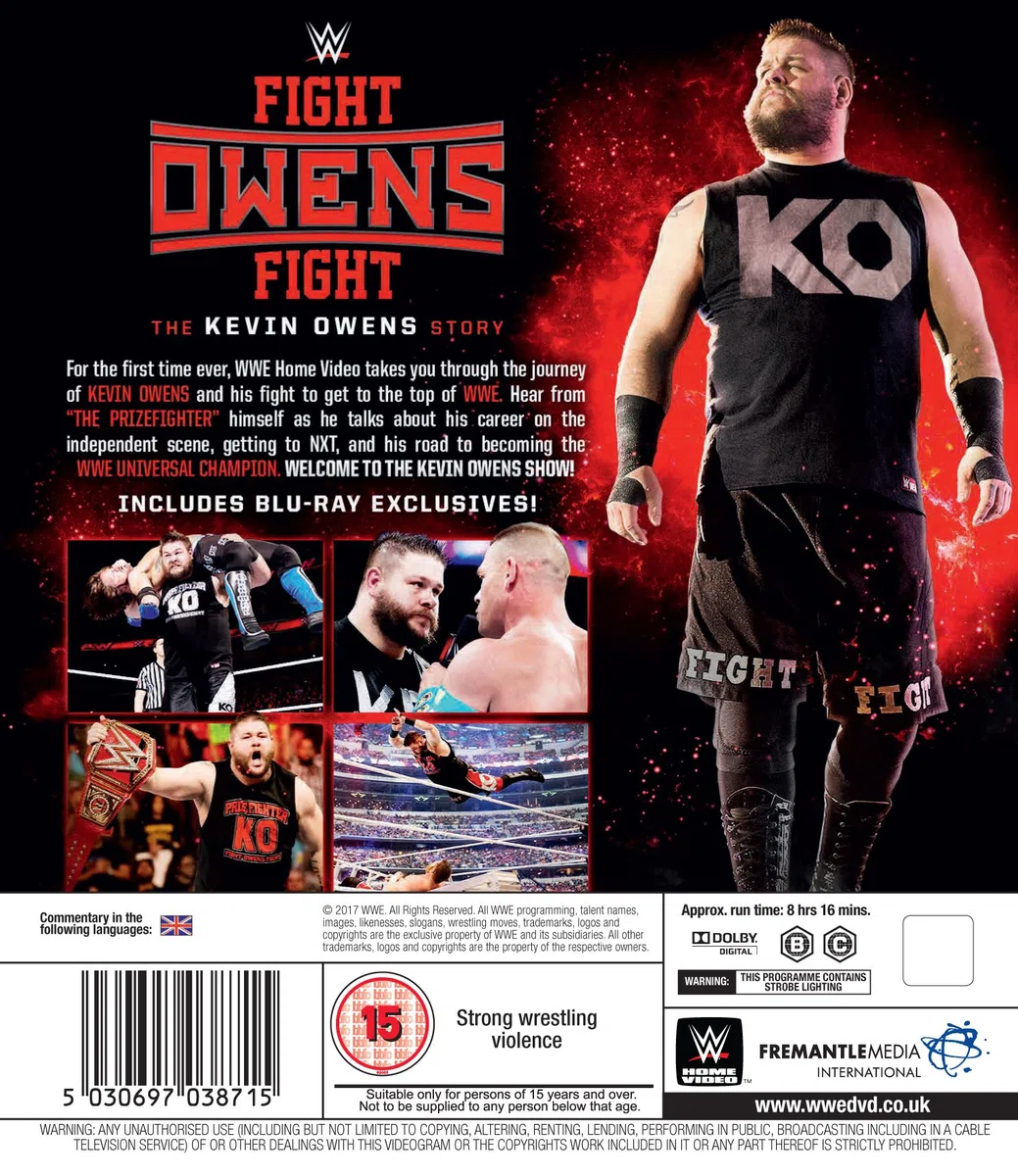 WWE Fight-The Kevin Owens Story [Blu-Ray] [Import]