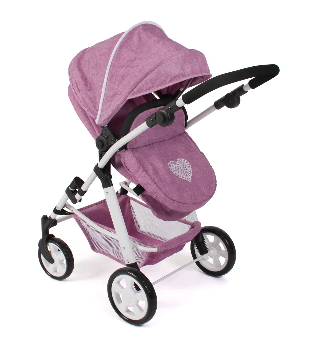 Bayer Chic 2000 Poussette Poupon 2en1 Nele | Évolutive & Ergonomique | Une poussette pour poupon 2en1 haut de gamme, saine et évolutive pour accompagner votre enfant durant des années.