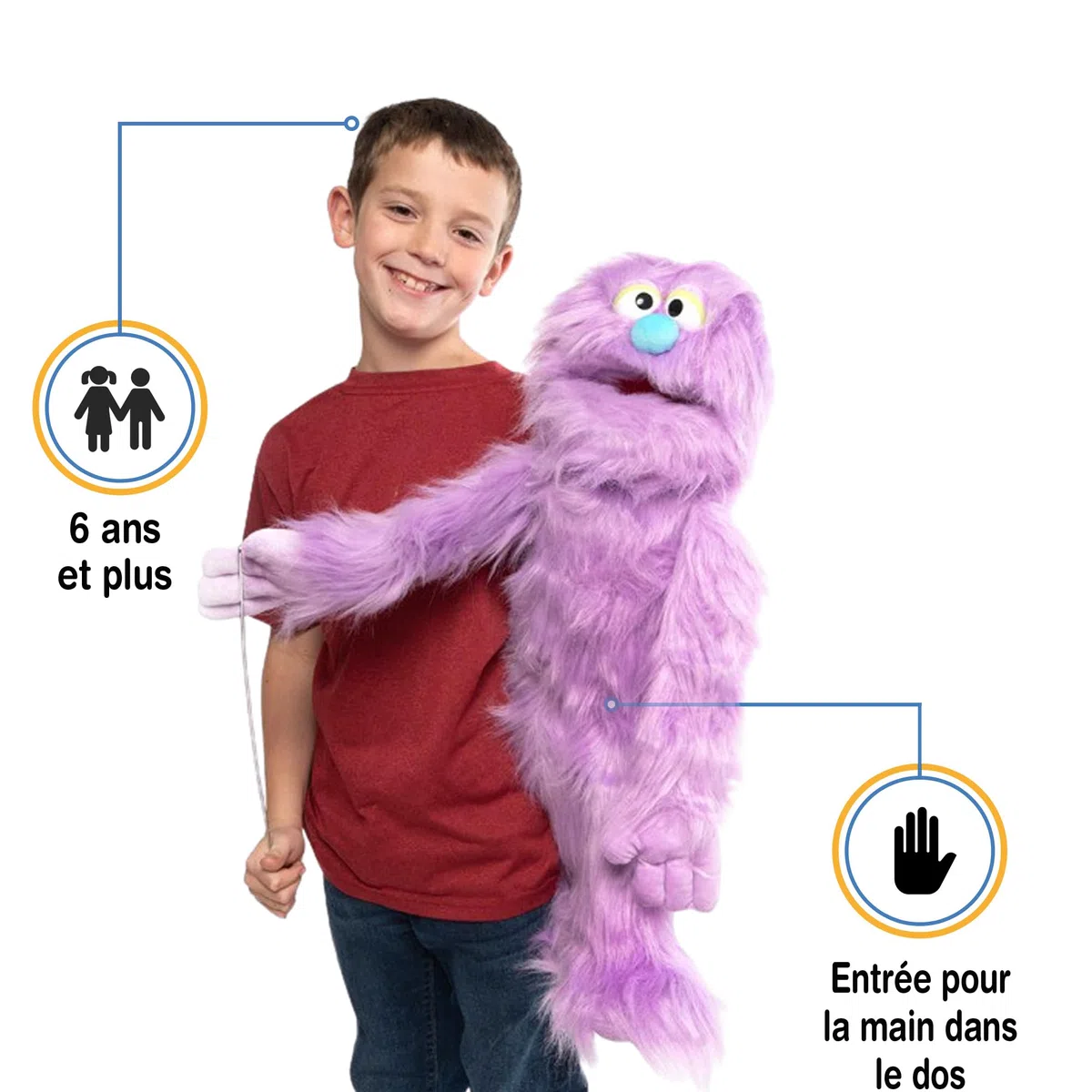 30 Monster (Purple) by Silly Puppets
